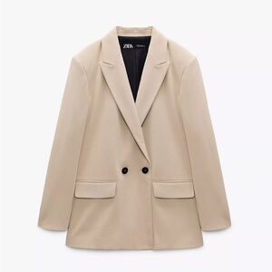 5 for $50 Zara | oversized double breasted blazer | s